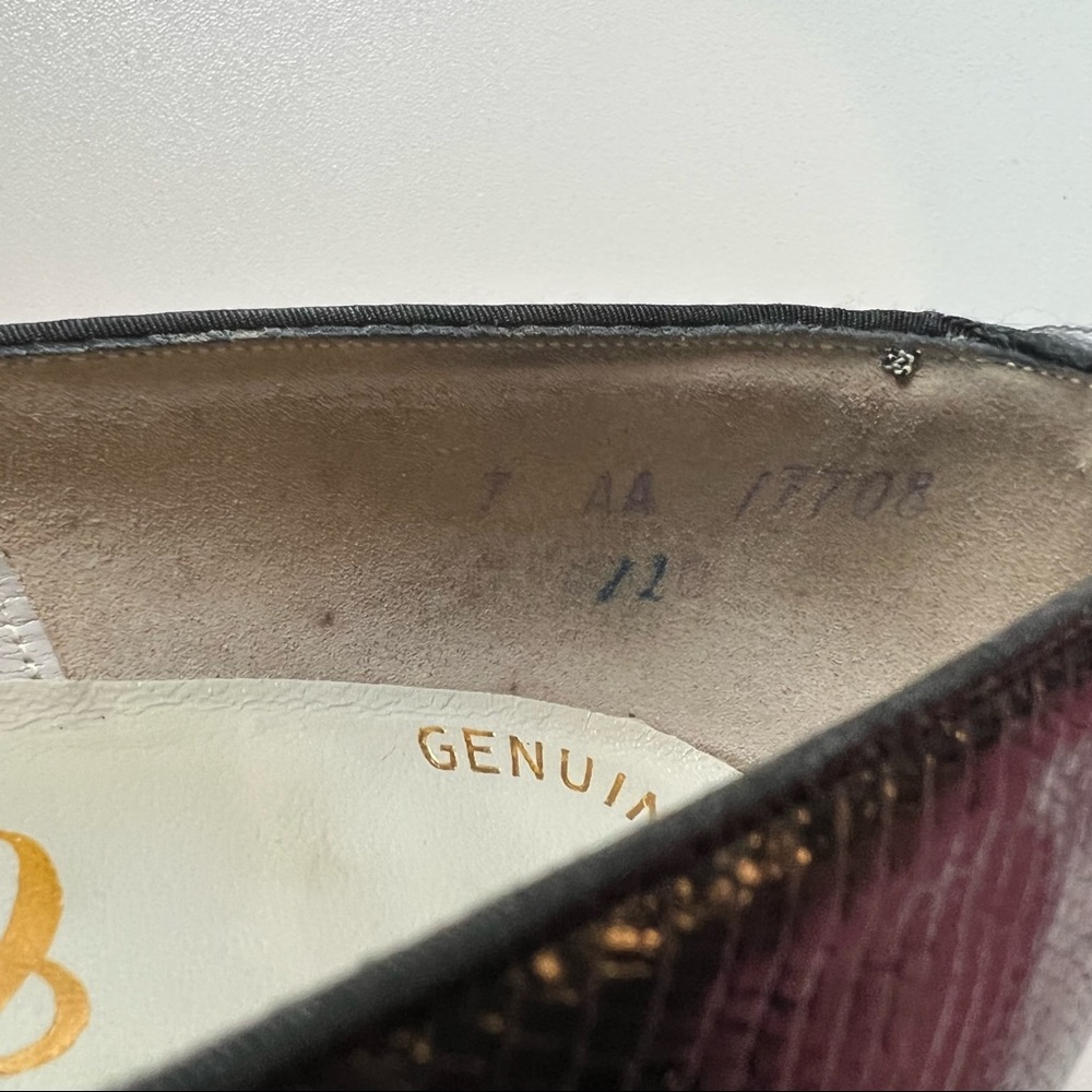 Vintage Genuine Lizard Pump/heels by The Capitol from Sumpter S.C. 7 - Picture 10 of 10